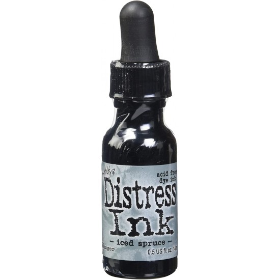 Distress ink Reinkers - Tim Holtz- couleur «Iced Spruce»